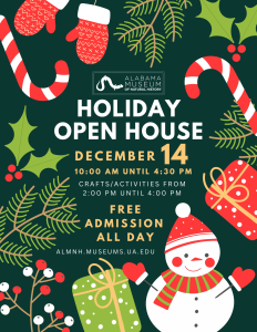 Holiday Open House event flyer